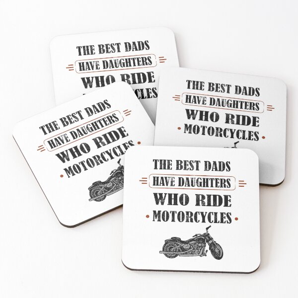 Item preview, The best dads have daughters who ride motorcycles Gift  designed and sold by alfa-rouk.