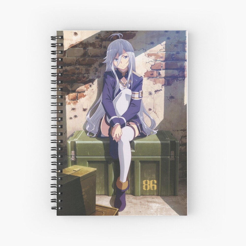 Eighty Six 86 Anime Spiral Notebook for Sale by Anime Store