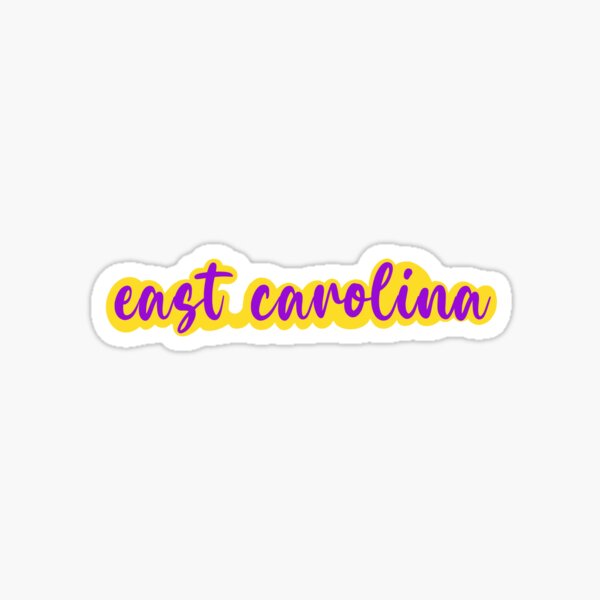 East Carolina Sticker