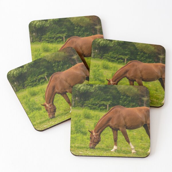 Item preview, Horses Grazing designed and sold by Ruth Curtis.