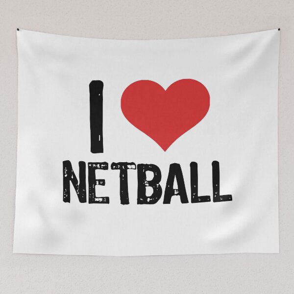 Item preview, I Love Netball designed and sold by The "I Love Everything" Shop.