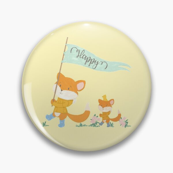 Item preview, Happy foxes designed and sold by CutieAnimals.