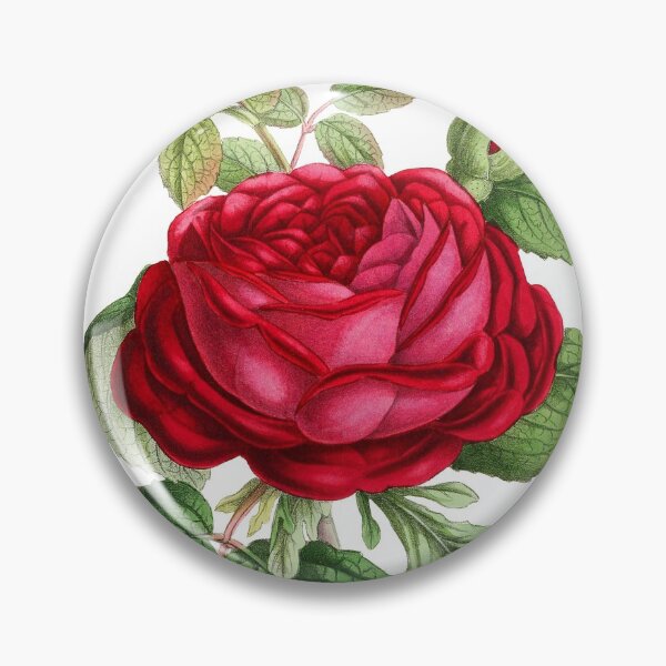 Item preview, Red Rose Vintage Florals designed and sold by OByD.