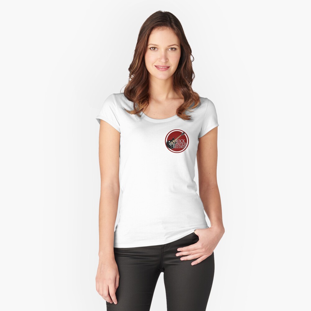 Item preview, Fitted Scoop T-Shirt designed and sold by RockWinterRec.