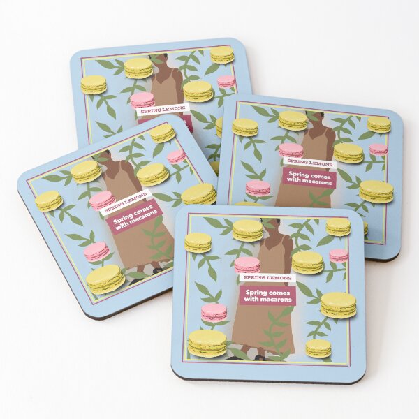 Item preview, Spring lemon macaron blue  designed and sold by Weather gifts .