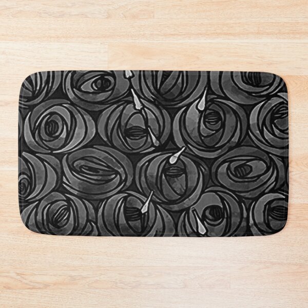 Item preview, Charles Rennie Mackintosh - Roses  teardrops, charcoal black designed and sold by Vivanne-art.