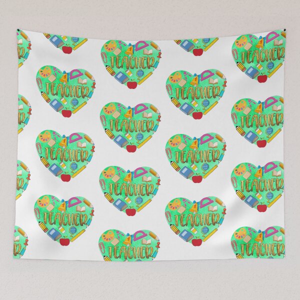 Item preview, Teacher Heart- Teacher Back to School Gifts designed and sold by younghopes.