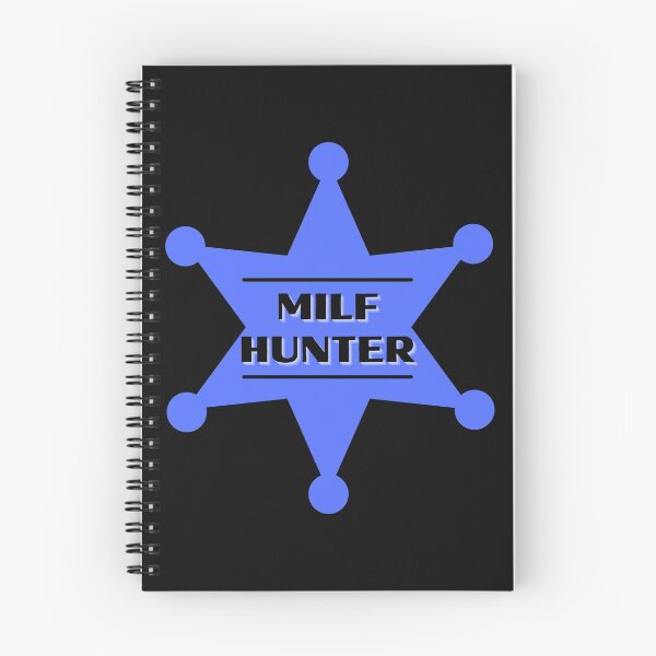 Item preview, MILF Hunter Blue Badge designed and sold by CaitU.