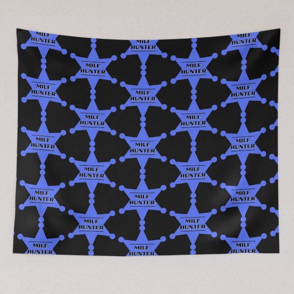 Item preview, MILF Hunter Blue Badge designed and sold by CaitU.