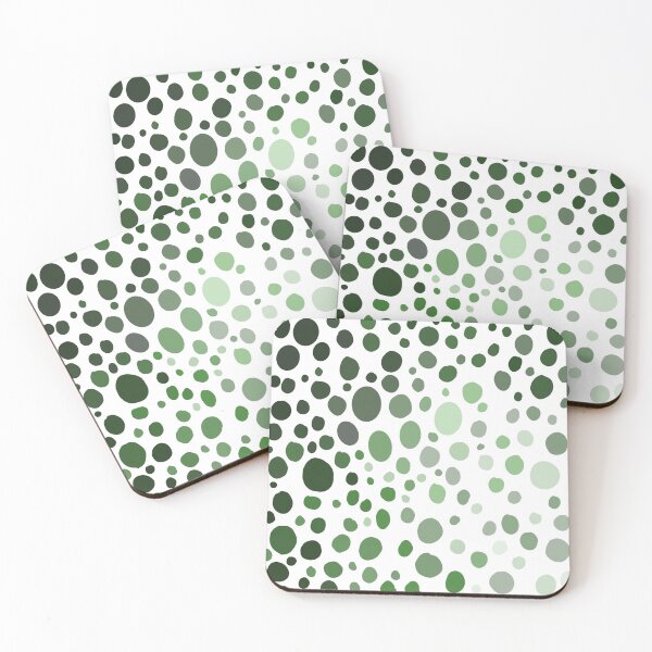 Item preview, green dots design ombré  designed and sold by crystalb3rries.