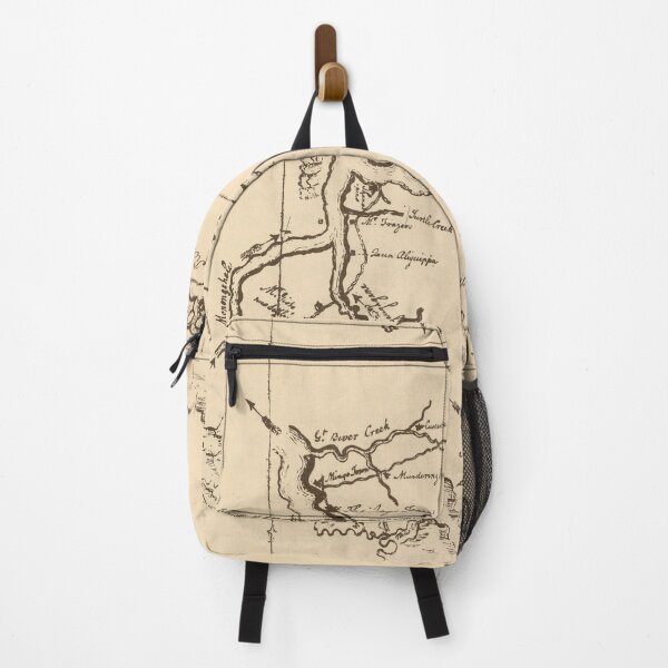 Item preview, Old George Washington Sketch & Cartography of Cumberland County (1753) designed and sold by BravuraMedia.