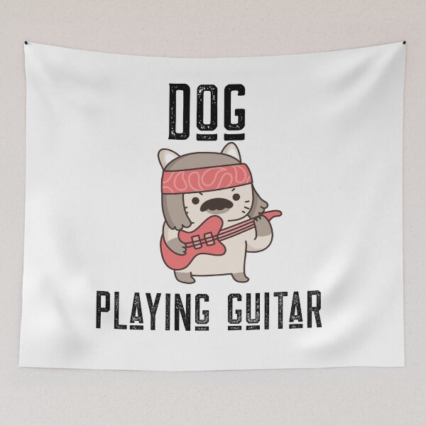 Item preview, Dog playing guitar - dog gifts, dog lovers gifts, dogtor lover, dog mother designed and sold by mr&mrsmalik malik.