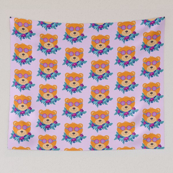 Item preview,    Cute Hippie Bear designed and sold by inga-ra.