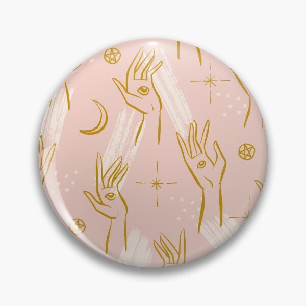 Item preview, Mystical Talismans and Pentagrams on Blush Pink designed and sold by carabara.