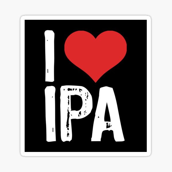 Item preview, I Love IPA designed and sold by The "I Love Everything" Shop.