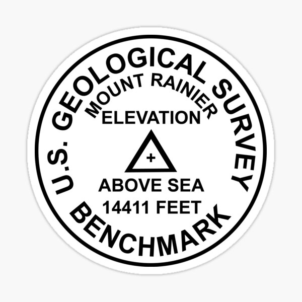 Item preview, Mount Rainier, Washington USGS Style Benchmark designed and sold by topou.