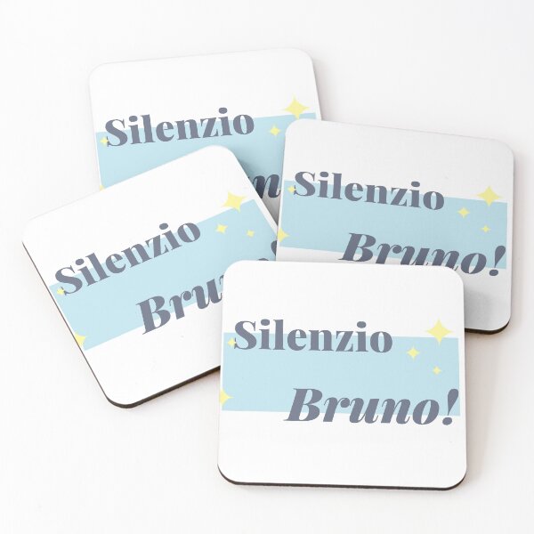 Item preview, Silenzio, Bruno! designed and sold by minimaldesigns-.
