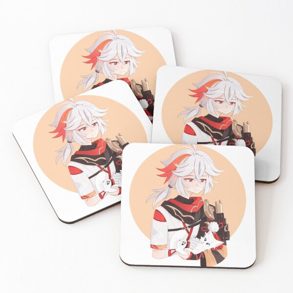 Item preview, kazuha genshin impact and cute cat  designed and sold by manota.
