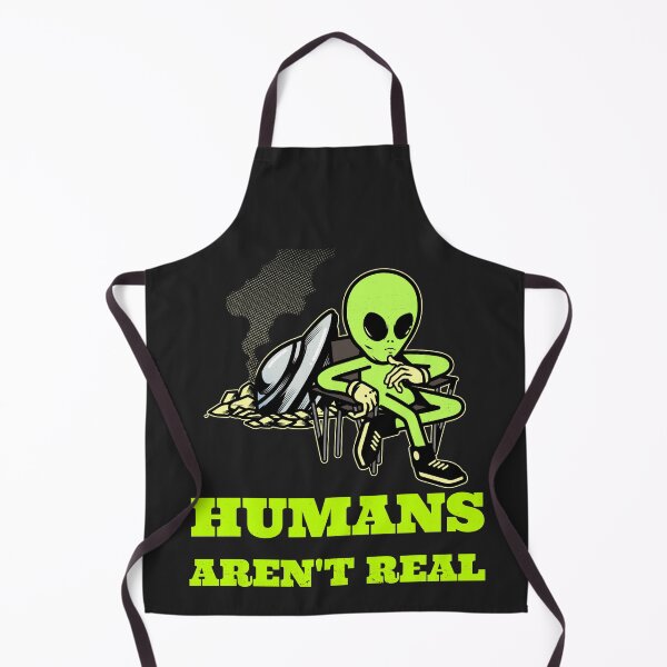 Item preview, Humans aren't real alien design designed and sold by PinkArtDesigns.