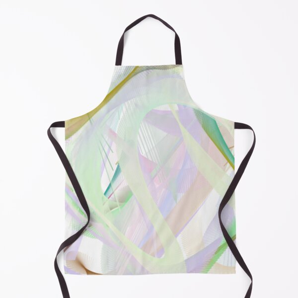 Item preview, Tunnel Abstract Art Design wavy line art full of color on white background designed and sold by TekakuArt.