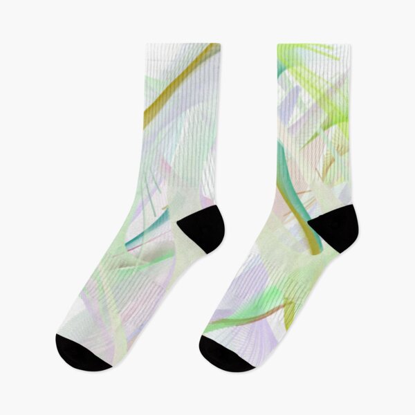Item preview,  Tunnel Abstract Art Design wavy line art full of color on white background designed and sold by TekakuArt.