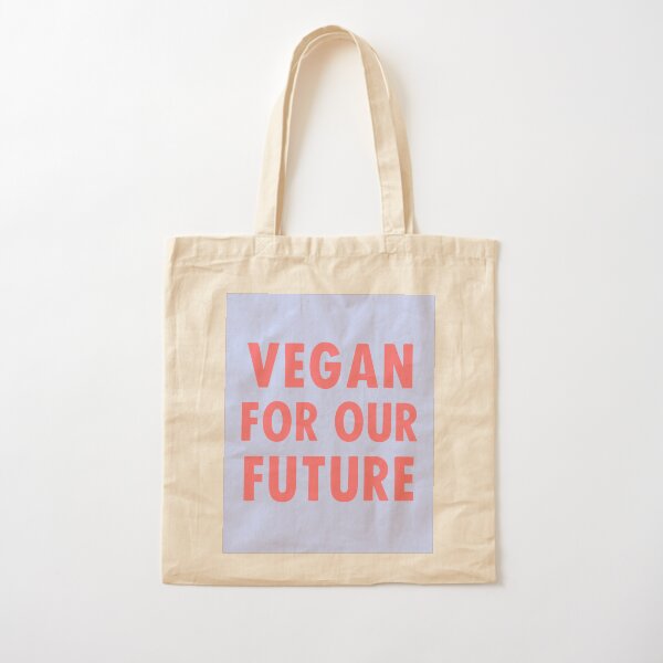 Vegan For Our Future Cotton Tote Bag
