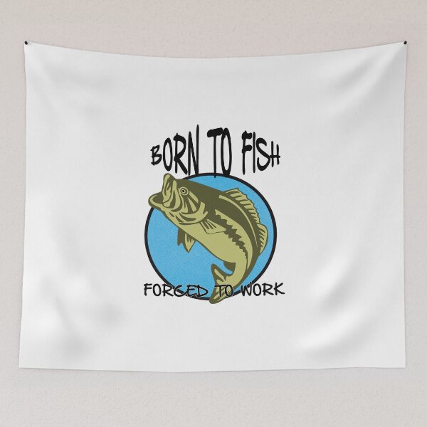 Item preview, Born to Fish designed and sold by monarchgraphics.