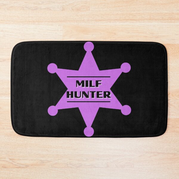 Item preview, MILF Hunter Purple Badge designed and sold by CaitU.