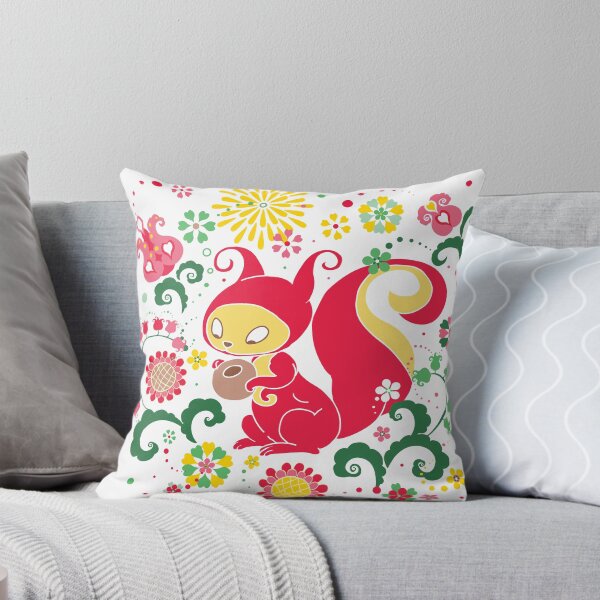 Item preview, RED Squirrel with Nut. Russian Background. Transparent.  designed and sold by Kimazo.