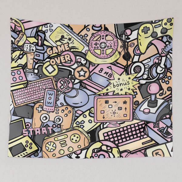 Item preview, Pastel Gaming Wallpaper designed and sold by pejimages.