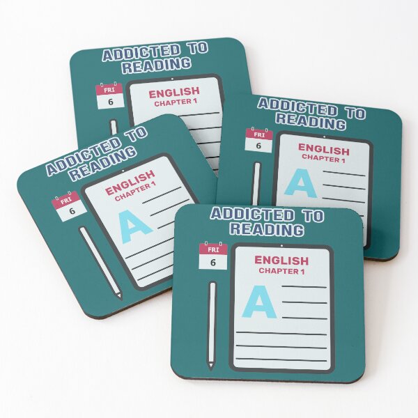 Item preview, Addicted to reading designed and sold by FridPix.