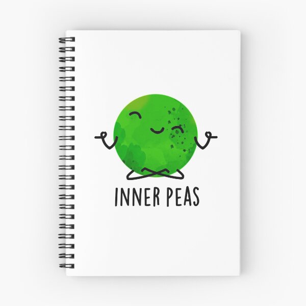 Item preview, Inner Peas Meditating Funny Pea Puns  designed and sold by punnybone.