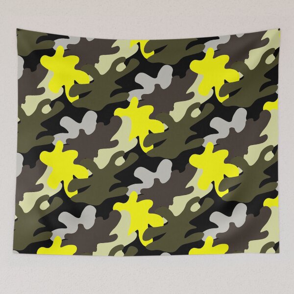 Item preview, camo camouflage green and yellow pattern designed and sold by dionysusgk555.