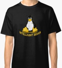 Linux Penguin Intelligent Design Classic T-Shirt