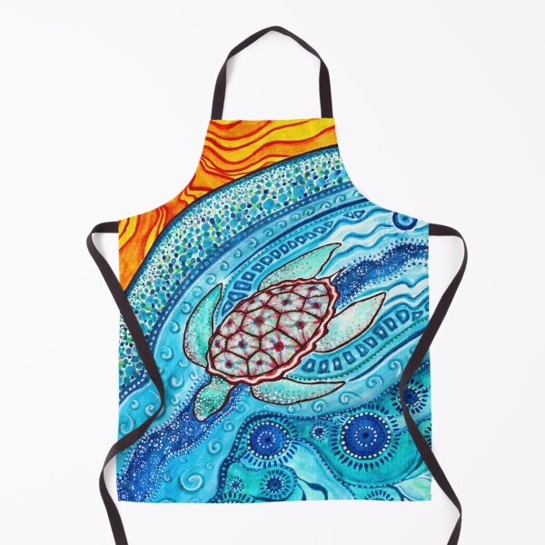 Item preview, Octopia - Happy turtle riding the waves designed and sold by Octopiadesign.