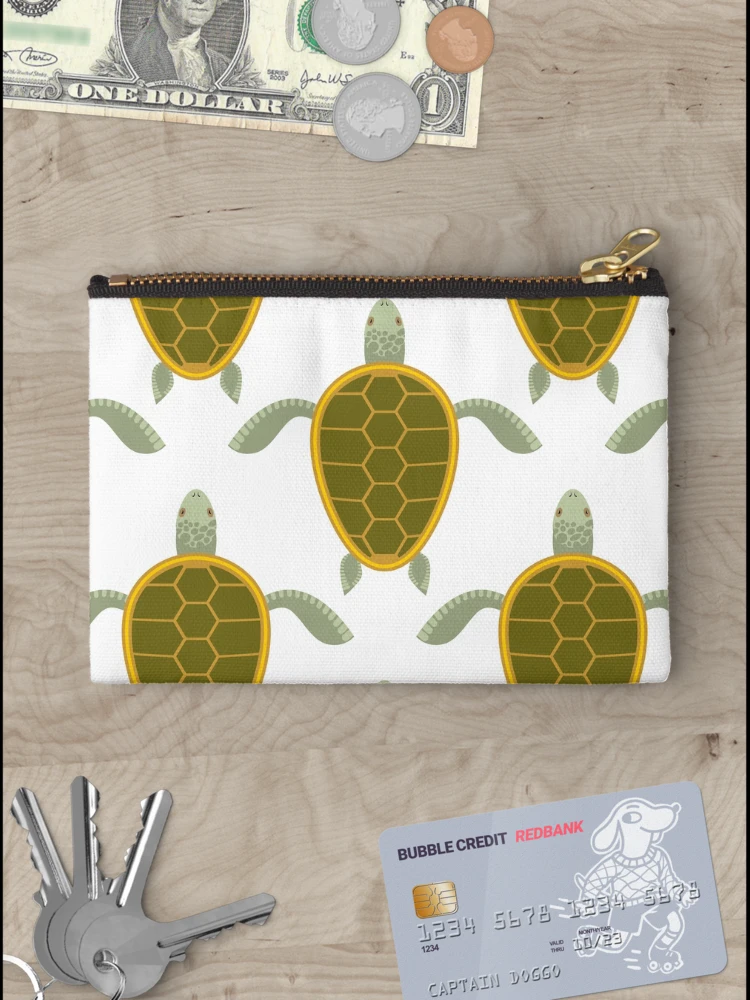 Thumbnail 3 of 4, Zipper Pouch, Sea Turtles Pattern Design designed and sold by Youpattern.