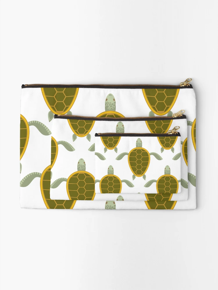 Thumbnail 2 of 4, Zipper Pouch, Sea Turtles Pattern Design designed and sold by Youpattern.