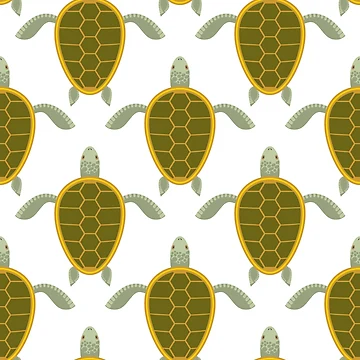Artwork thumbnail, Sea Turtles Pattern Design by Youpattern