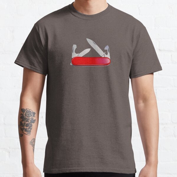 Cool Retro Swiss Army Knife Classic T-Shirt