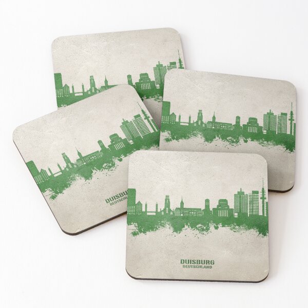Item preview, Duisburg Germany Skyline designed and sold by ArtPrints.