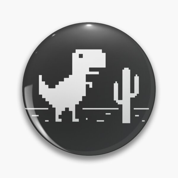 google chrome dino game (9) Pin for Sale by cyphyurrr