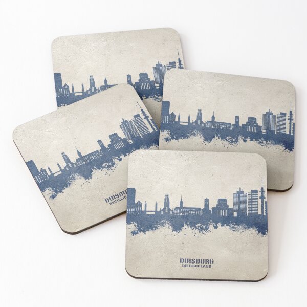Item preview, Duisburg Germany Skyline designed and sold by ArtPrints.