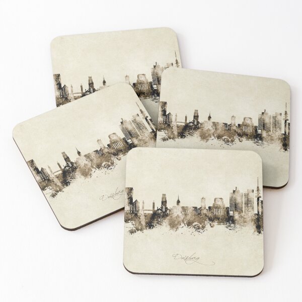 Item preview, Duisburg Germany Skyline designed and sold by ArtPrints.
