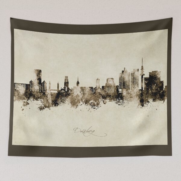 Item preview, Duisburg Germany Skyline designed and sold by ArtPrints.