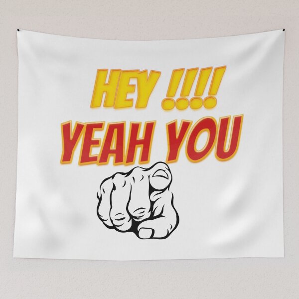 Item preview, pointing finger calling - hey you designed and sold by Colandia.