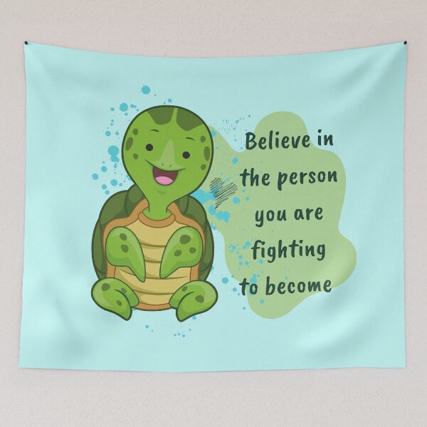 Item preview, Baby Turtle Be the best version of you designed and sold by Imakeyouhappy.