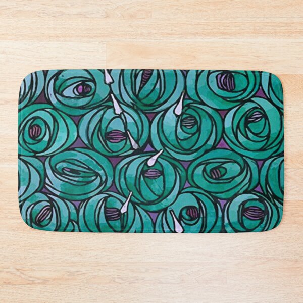 Item preview, Charles Rennie Mackintosh - Roses  teardrops,  green designed and sold by Vivanne-art.