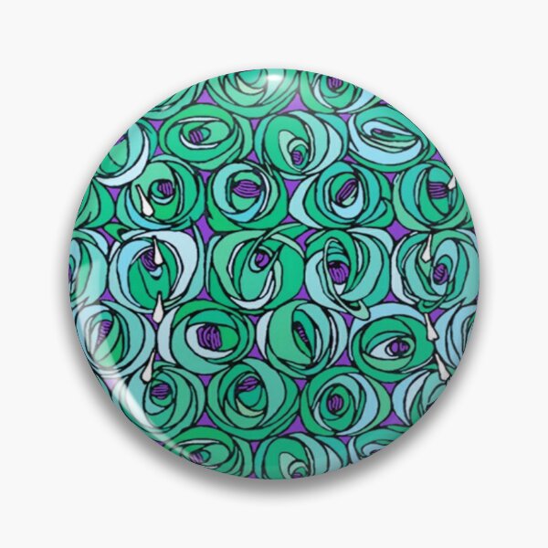 Item preview, Charles Rennie Mackintosh - Roses  teardrops,  green designed and sold by Vivanne-art.