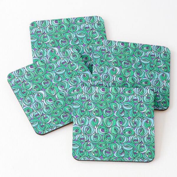 Item preview, Charles Rennie Mackintosh - Roses  teardrops,  green designed and sold by Vivanne-art.