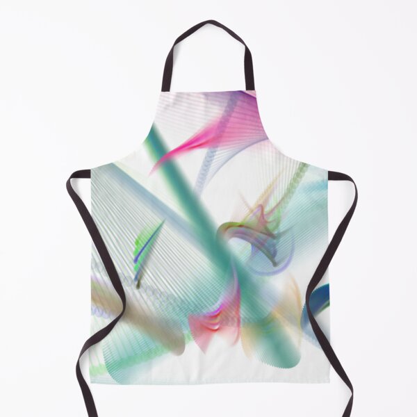 Item preview, Music Abstract Art Design wavy line art full of color on white background designed and sold by TekakuArt.